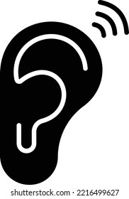 Icono de detector de escucha que es adecuado para el trabajo comercial y que puede modificarlo o editarlo fácilmente

