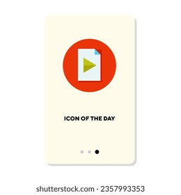 Escuchando el icono vectorial de los libros de audio. Signo aislado de archivo de medios. Jugador, aplicación, concepto de tecnología de sonido. Elementos de símbolo de ilustración de vector para diseño web