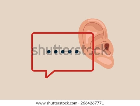 Listening to the conversation. Corporate communication between coworkers, manager and team. Flat vector illustration