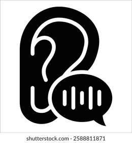 Listening Icon Element For Design