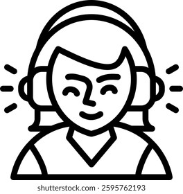 Listening Icon Element For Design