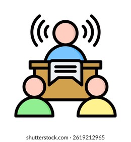 Listening Icon Element for Design