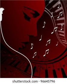 Listening music