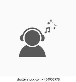 listening to music icon