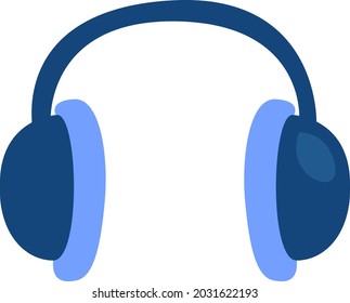 Listening to music, illustration, vector, on a white background.