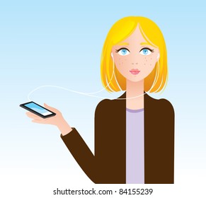 listening to music on smart phone