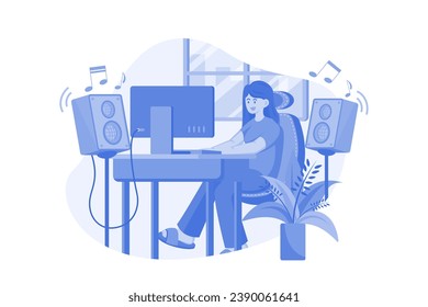 Listening To Music While Doing Work From Home
