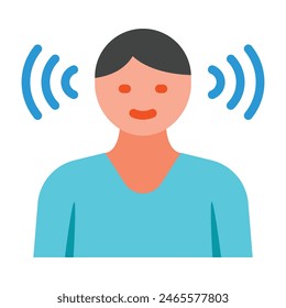 Habilidades de escucha Vector Diseño de iconos planos