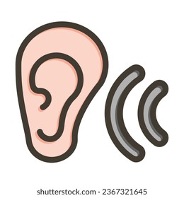 Icono De Colores Relleno De La Línea Espesa Del Vector Para Uso Personal Y Comercial.
