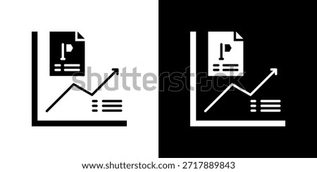 Listing icon black and white filled.
