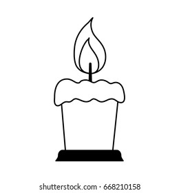 lit candle icon image 