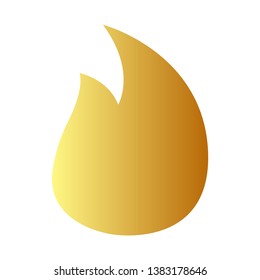 Lit Fire Social Media Emoji. Modern Simple Vector For Web Site Or Mobile App