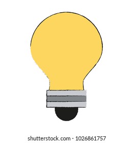 lit lightbulb icon image