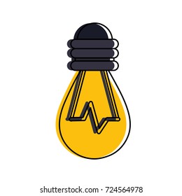 lit lightbulb icon image 