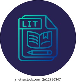 LIT Line Circle Gradient Style