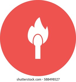 Lit Matchstick