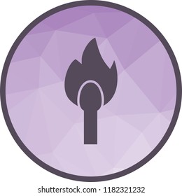 Lit Matchstick Icon