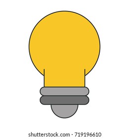 lit regular lightbulb icon image 