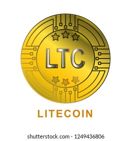 lite coin with gold color