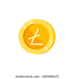 Litecoin, coin, money color icon. Element of color finance signs. Premium quality graphic design icon. Signs and symbols collection icon for websites, web design
