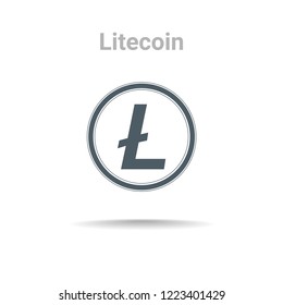 Litecoin crypto currency icon