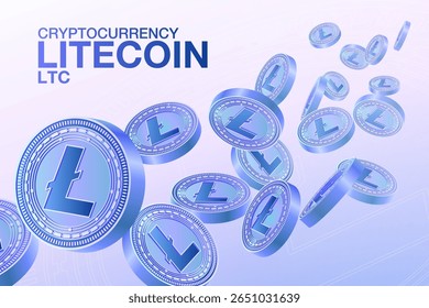 Criptomoeda Moeda Conceito Illustrator plana Vetor