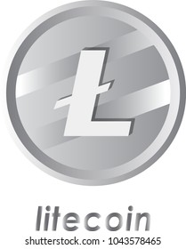 litecoin icon. use to logo or something else