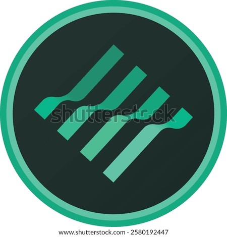 litentry-lit cryptocurrency drawings on abstract background. 3d illustrations.