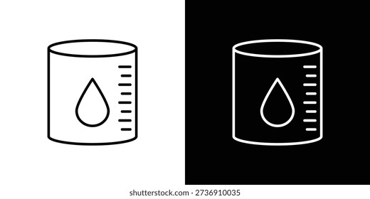 Liter icon with Editable stroke. Pixel perfect.