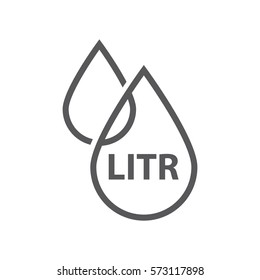 Liters Icon Images Stock Photos Vectors Shutterstock