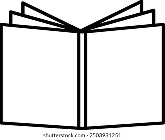 Literary Exploration Icon Set. Book Reading Vector Symbol