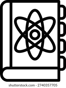 Literary Theory Line Icon and Vector