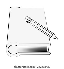 Literature book closed
