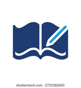 literatura colorido ícone vetor design bom para web ou aplicativo móvel
