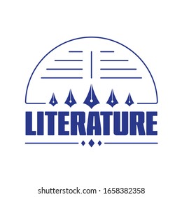 literature and fountain pen concept. literature concept
