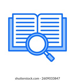 Literature Icon Element For Design