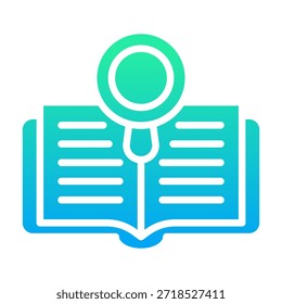Literature Icon Element For Design