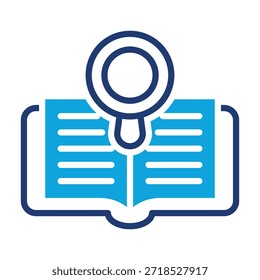 Literature Icon Element For Design