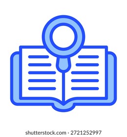Literature Icon Element For Design