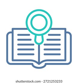 Literature Icon Element For Design