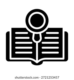 Literature Icon Element For Design