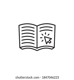 Literature icon in vector. Logotype