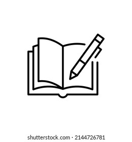 Literature icon in vector. logotype
