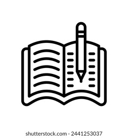 Literature  icon in vector. Logotype
