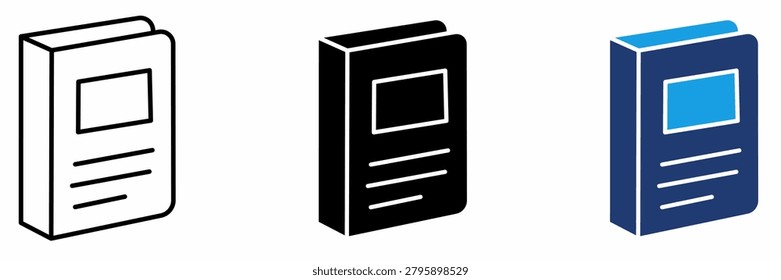 Literature Library Study icon collections. Containing Magazine, Document, Cover, Diary and Encyclopedia icons.