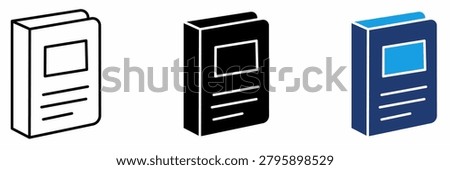 Literature Library Study icon collections. Containing Magazine, Document, Cover, Diary and Encyclopedia icons.