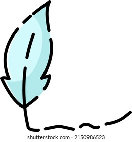 Literature subject, illustration, vector on a white background.