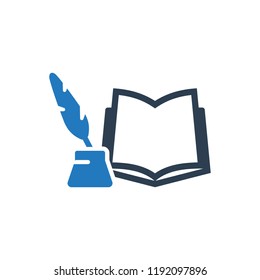 Literature vector icon