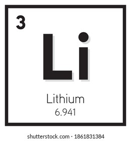 689 Lithium periodic table Images, Stock Photos & Vectors | Shutterstock