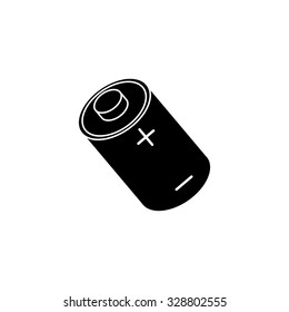 Lithium ion battery 3D Batteries. icon vector